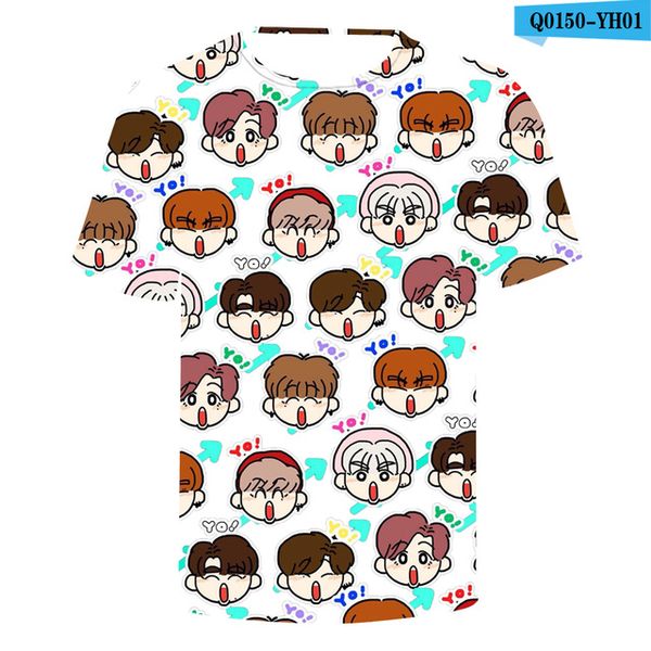 

kpop got7 men streetweart 3d print shirts harajuku hippie hentai men clothing