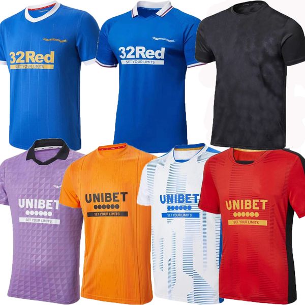 

2021 2022 2023 glasgow rangers 150th anniversary soccer jerseys training defoe hagi barker kent tavernier 21 22 23 black training suit ramse, Black;yellow
