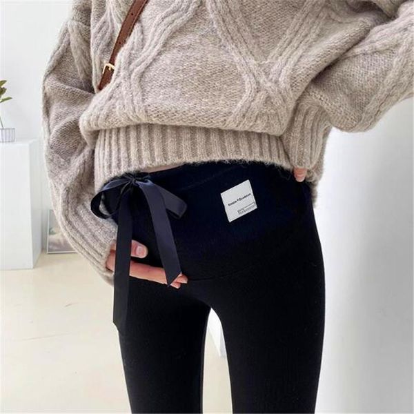 

maternity bottoms autumn winter high waist leggings for pregnant women doll pregnancy pants clothes, White