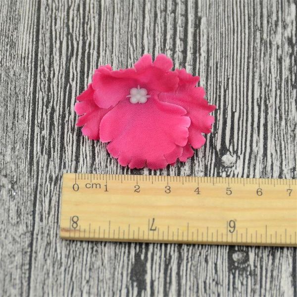 

50 шт. 4 см искусственные вишневые цветки шелковый цветок головка для домашнего сада вечеринка свадебные украшения скрапбукинг дешевые подде