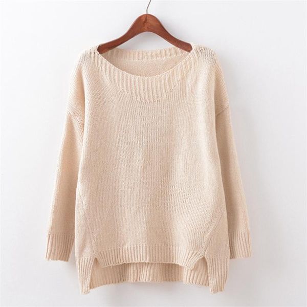 

women's sweaters women knitwear knit autumn winter 2021 pull jumpers long sleeve pullover female loose afc1791, White;black