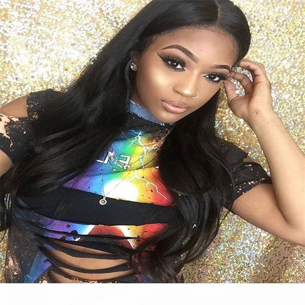 

180% density full lace human hair wigs for black women brazilian virgin hair body wave lace front wigs glueless full lace wig, Black;brown