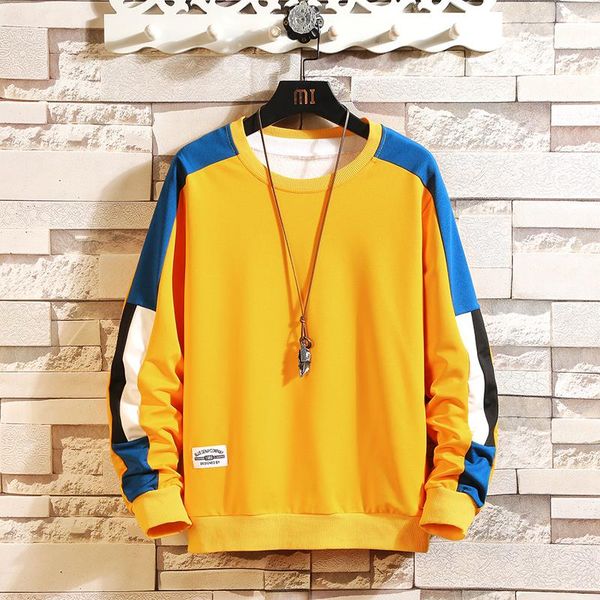 

hoodies spring 2020 sweatshirt harajuku hop hip casual fashion pullover hoodie mens streetwear patchwork autumn clothes rocqu, Black