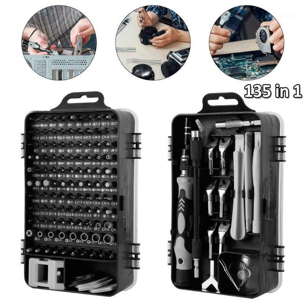 

135 in 1 screwdriver set of screw driver bit set multi-function precision screwdriver bit for fix tool repair device1