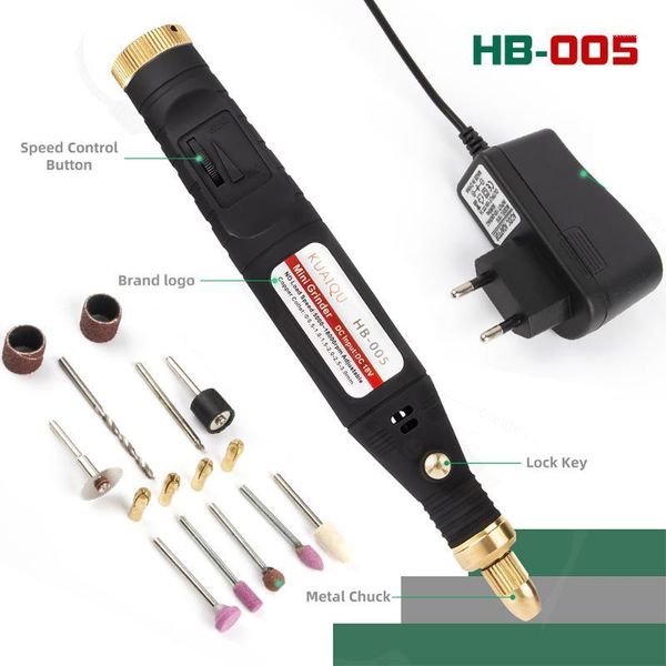 

mini power tools 18v electric drill with 0.3-3.2 with grinding accessories set multifunction engraving pen for dremel tools1