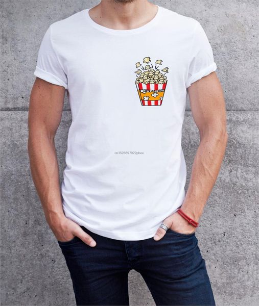 

popcorn pocket t-shirt funny t-shirt graphic tee gift for him organic cotton men t shirt sport hooded sweatshirt hoodie