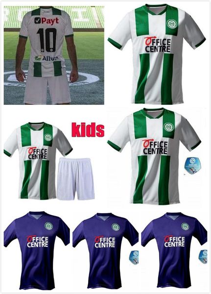 

camisetas de fÃºtbol de los hombres + kids 20 21 fc groningen hogar lejos robben 2020 2021 groningen zeefuik daishawn redan camisetas de mail, Black;yellow
