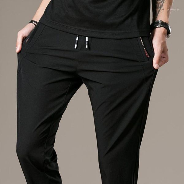 

spring pants men's loose sports pants men korean version of the trend casual 2019 new boys slimming small mc1261, Black