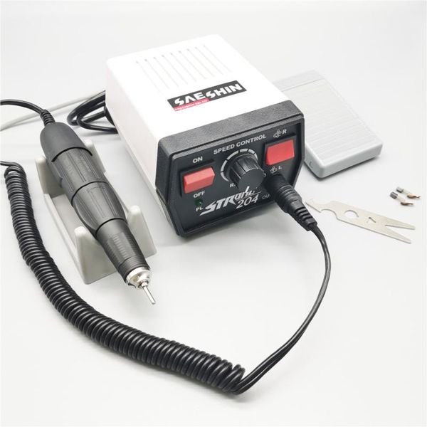 

nail drill & accessories strong 210 204 electric machine 65w 35000rpm file for manicure set pedicure