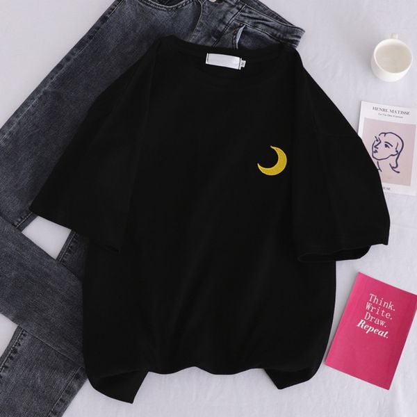 

простой хлопок короткий платье dresstop dresssleeve t-рубашки женской моды ins моды новый белый рыхлый половина рукав верхней одежды летом 2, White