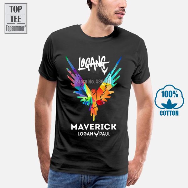 

maverick maverick logan paul logang t shirt sleeve tee shirt homme t shirt loose black men homme tees light sport hooded sweatshirt hoodie