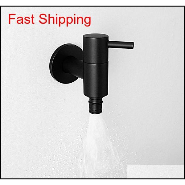 

black/chrome wall mounted washing machine tap mop pool tap garden outdoor bath qylriw toys2010