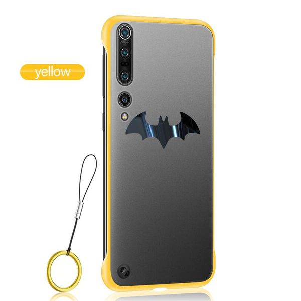 

ultra-thin magnetic metal bat matte pc phone case for xiaomi mi 10 9 9t 9se pro note 10 pro soft silicone cover bbyrhx packing2010