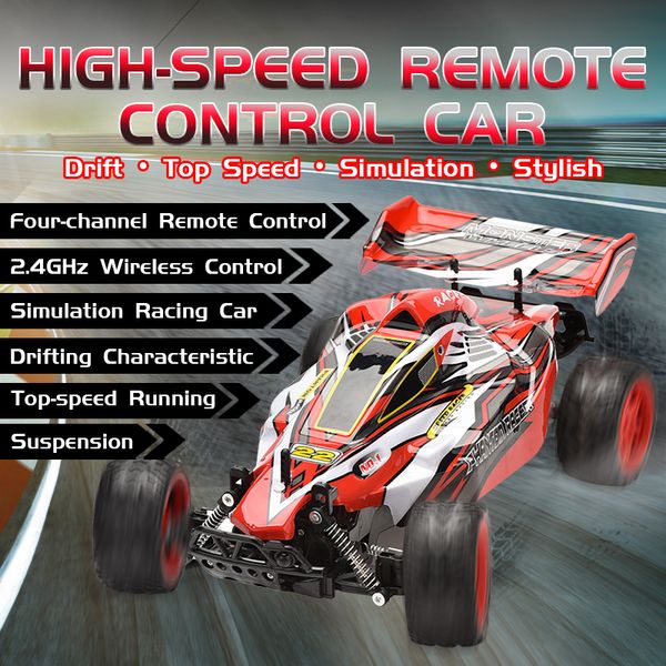 

1:10 2.4g 4gh high speed rc racing car remote control toy with pvc shell for kid