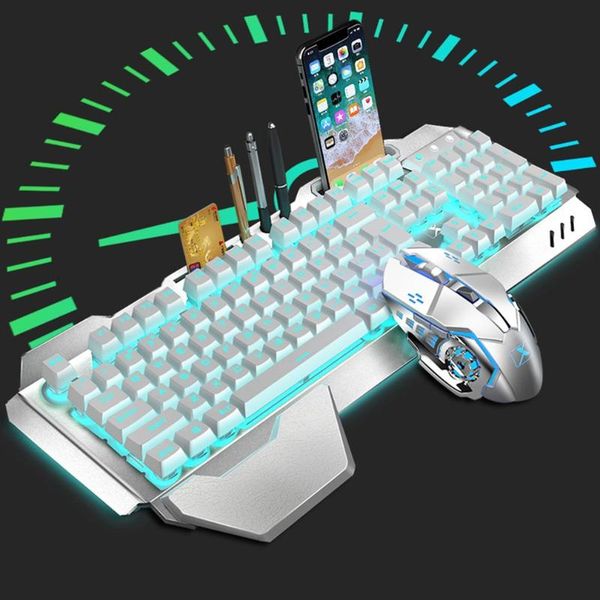 

keyboard mouse combos k680 gaming and wireless set led kit