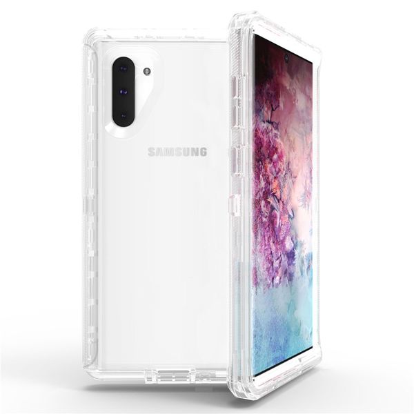

for samsung galaxy note 10 case 3in1 robot defender case soft tpu bumper clear hybrid back cover for samsung note 10