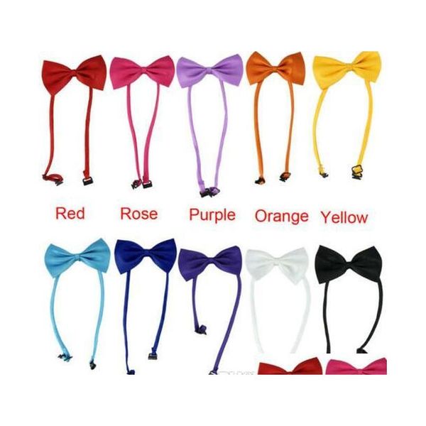 

wholesale pet headdress dog neck tie dog bow tie cat tie pet grooming supplies multicolor can choose lyhza