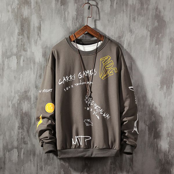 

2021 new brand sweatshirt mvp print sportswear plus size male streetwear pullover men hoodies & sweatshirts 6e8s, Black