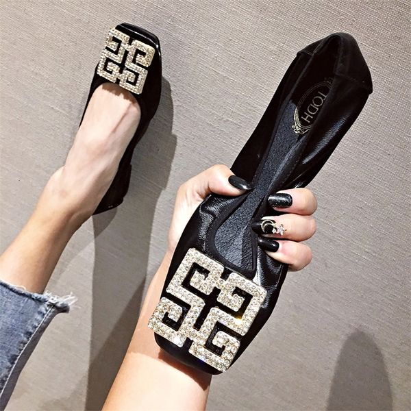 

black friday famtyaya ballet sliding ankle, embroidered women's shoes, spring 2020 fashion