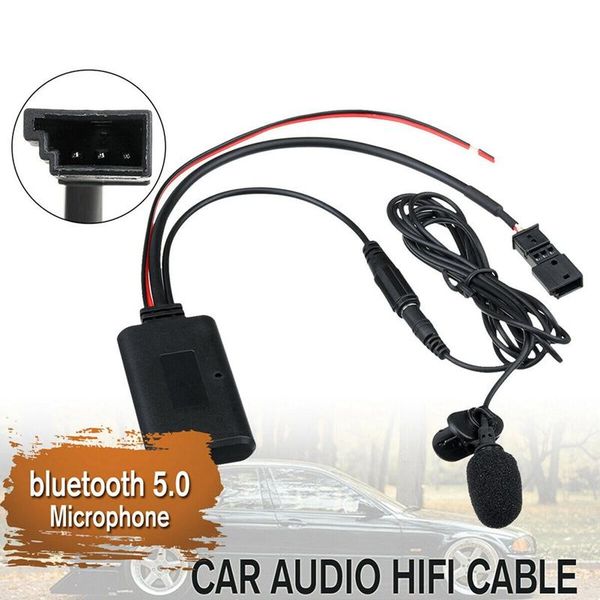 

novel-car bluetooth 5.0 + o hifi cable adapter microphone for- e54 e39 e46 e38 e53