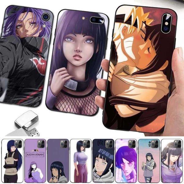 

t hiuga hinata animated mobile phone case is def 8 7 6 6s plus x 5s se 2020 xr 11 12 pro xs