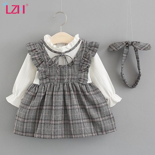 

lzh new autumn winter baby girls princess dress for baby girl plaid long sleeve dress infant baby party dress newborn clothes 1026, Red;yellow