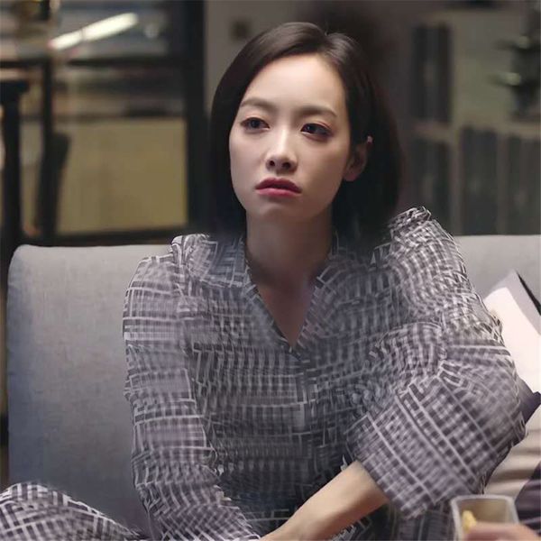 

ins i silk pajamas 2021 new sleepwear winter wite long sleeve silk women ome pajamas dener #111#75300, Black;red