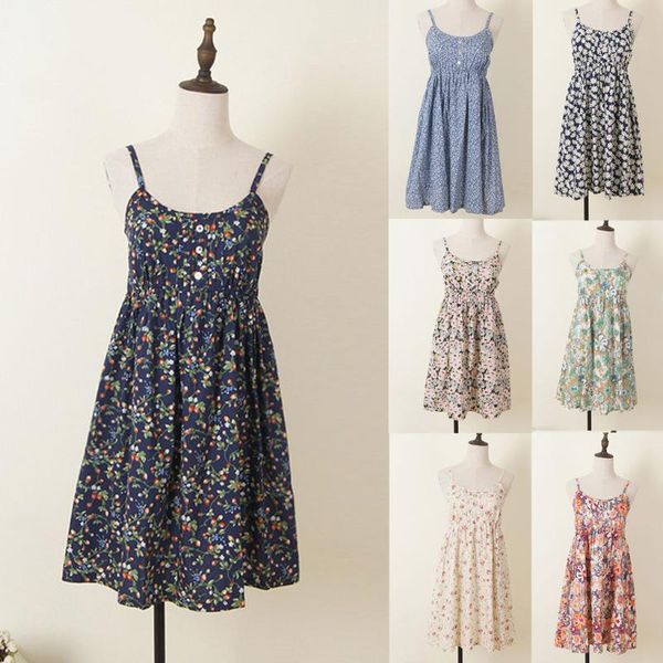 

floral camisole a-line mini dress women plaid sleeveless mini dress ladies summer female casual party dresses, Black;gray