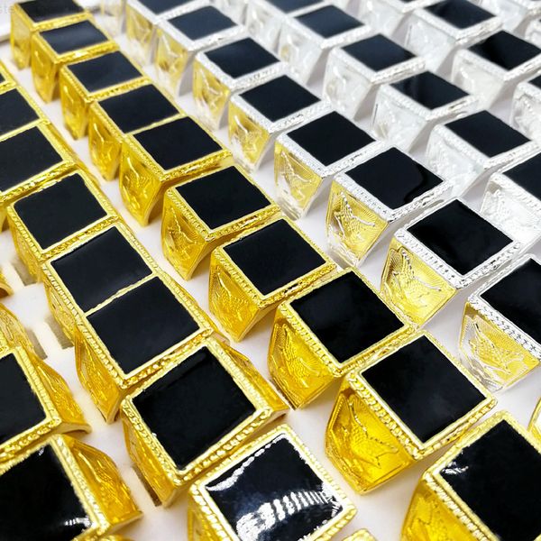 

factoryjl1lsilver fashion 30factory/lot drip rings jewelry gold meal vintage punk style tangible benefits plated fit mens and women, Silver