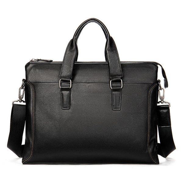 

man briefcase genuine leather men bag shoulder bags male messenger bag business handbag for 13' lapbriefcase