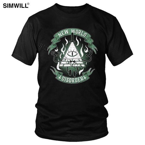 

new world disorder mens глаз охладить с коротким рукавом чистый тройники top новинка tshirt regular fit отдых спорт толстовка с капюшоном ho