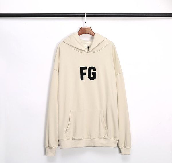 

winter 19ss страх основа туман одежда письмо светоотражающего свитер длинной printed из фуфайки втулки бога пуловер рубашки mens hoodie wmtn, Black