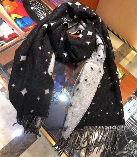 

design cashmere scarf for women and men fashion winter shawls scarfs pashmina fashion long ring 200x40cm christmas gift dropshipping, Blue;gray