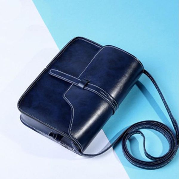 

retro flap pu leather women's handbag classic elegant sling shoulder messenger bags