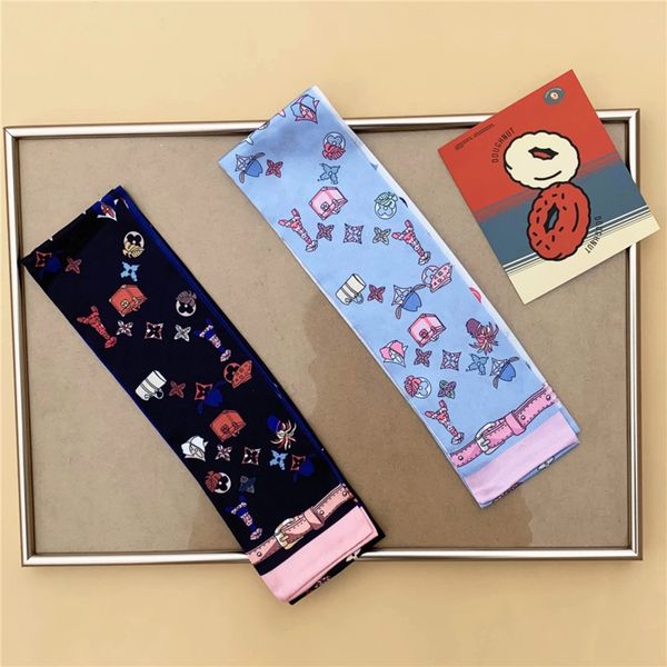 

luxury fashion korean ladies vintage japanese scarves french scarves versatile ins scarves #161#75612121, Black;purple