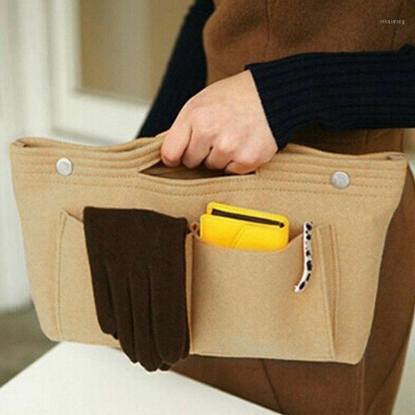 

cosmetic bags & cases 2021 functional insert handbag organiser purse large liner tidy organizer bag portable travel make up bags1