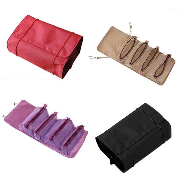 

cosmetic bags & cases men women hanging bag multifunction travel wash storage pouch beautician folding makeup bag1