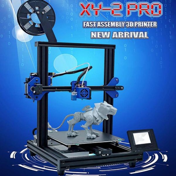 

xy-2 pro 3d printer high precision touch screen fast assembly auto leveling resume extruder printers education diy kit