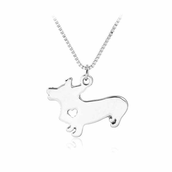 

love bird dog casting silver color or gold color pendant fashion necklace jewelry