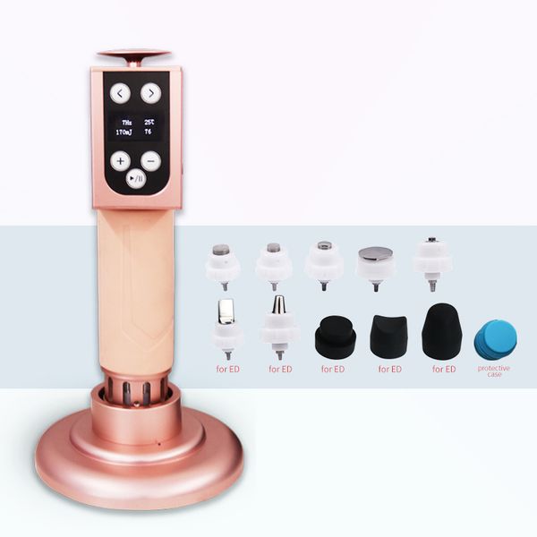 

small handheld extracorporeal shockwave therapy home use ed treatment device for pain relief health care massage