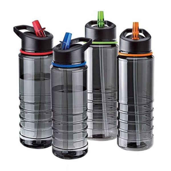 

new flip straw tritan drinks bottle cup sport hydration water bottle for cycling hiking caming drinking tools 750ml