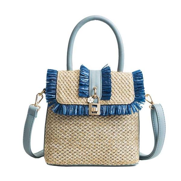 

fashion women new straw bag bohemian summer beach female handbag casual lady knit shoulder bag holiday crossbody bolsa ss3235