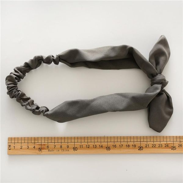 

fashion bowknot rabbit ears hair tie turban elastic headbands for women cute hair holder rope for girls hair accessories q jlllvd