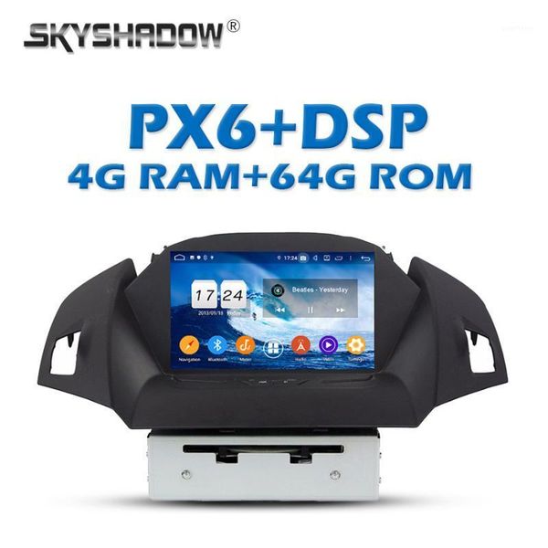 

px6 dsp ips android 9.0 4gb+64gb car dvd player gps map ahd rds radio wifi bluetooth 4.2 for kuga 2013 2014 -2016 2017 20181