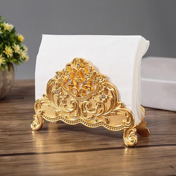 

napkin rack stand europe style table tissue holder l restaurant deskcafe ornaments gift metal art craft home decoration