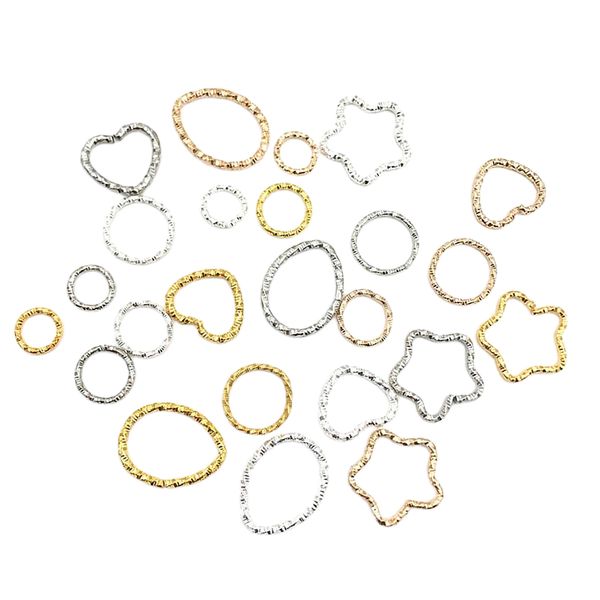 

96pcs alloy earrings pendants diy jewelry making charms pendant accessories, Golden