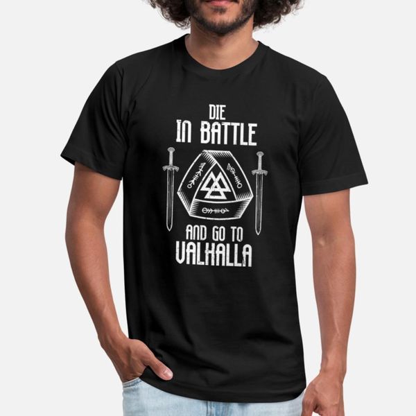 

die in battle and go to valhalla - viking warrior t shirt diy street summer tracksuit hoodie sweatshirt