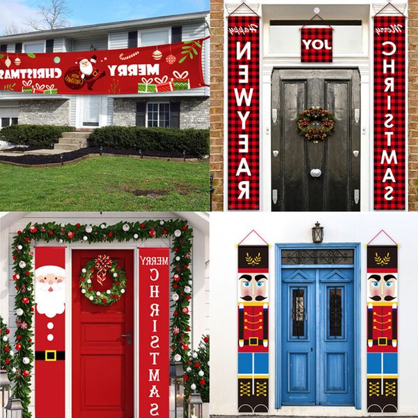 

soldier merry decorations for home 2020 banner ornaments christmas door decoration kerst navidad noel new year 2021