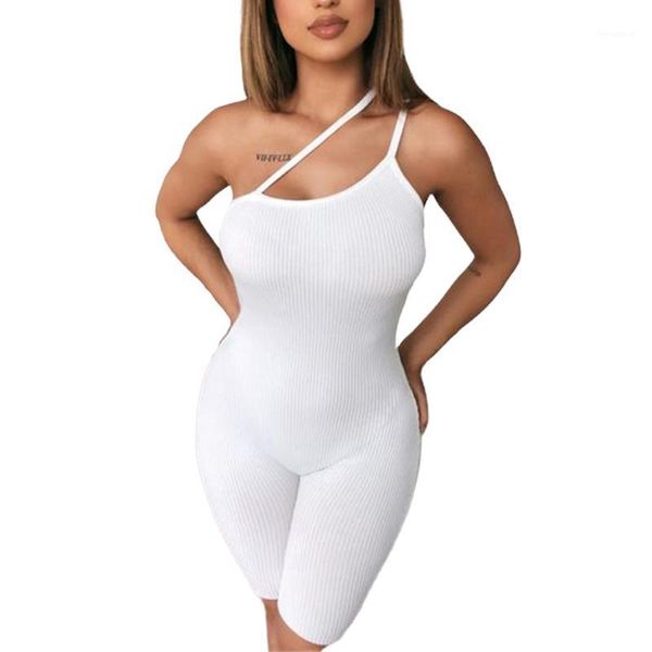 

new fashion women ladies summer casual suspender jumpsuit femal high waist slim bodysuits playsuits black white1, Black;white