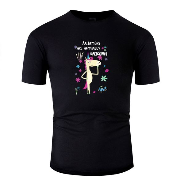 

t shirt for men cotton novelty men and women aviators are actually unicorns t shirts white gents tee shirt sport hooded sweatshirt hoodie